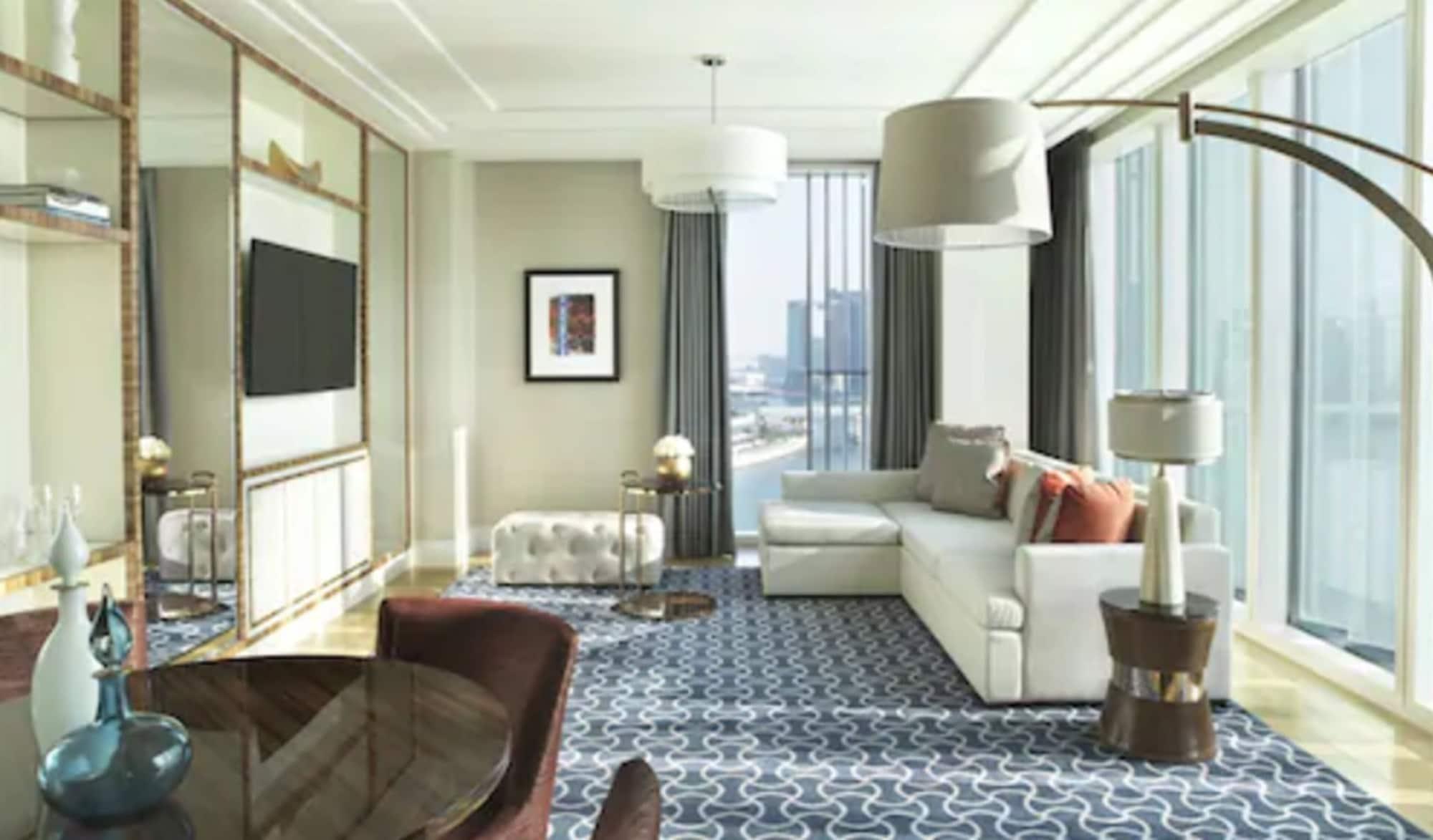 Four Seasons Hotel Abu Dhabi At Al Maryah Island Esterno foto A living room in a typical apartment